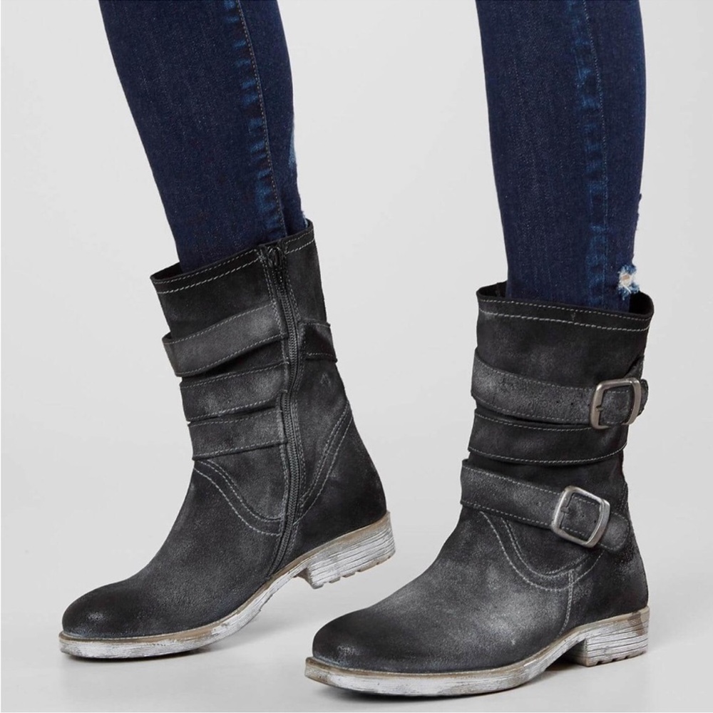 Roan by Bed Stu Lola distressed Leather Boot size 7.5